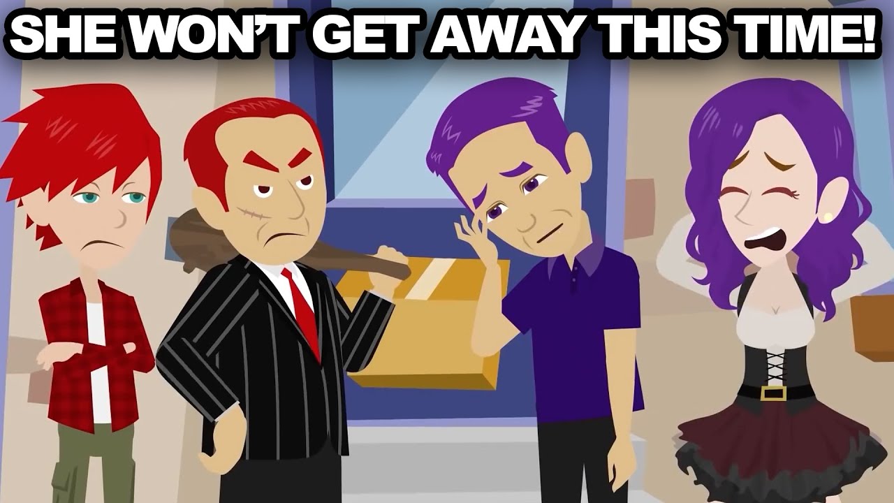 This girl thinks she can get away with doing anything because her dad is a politician so...