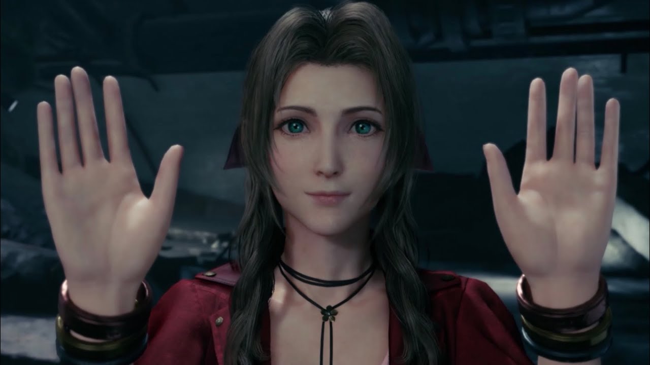 FFVII REMAKE - High Five (Cloud & Aerith)