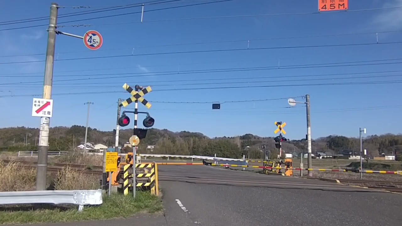 【踏切】東北本線 第2上竹谷踏切