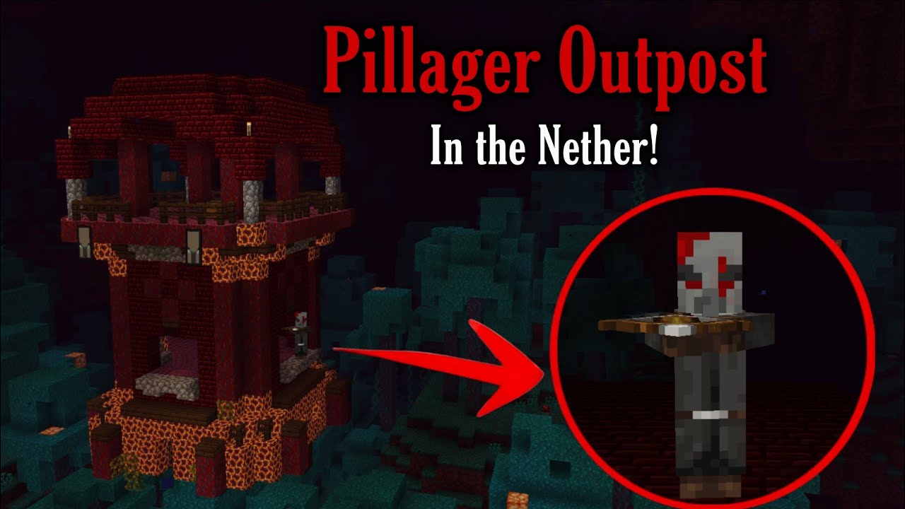 If you find a Pillager Outpost in nether, Don't go inside at all!
