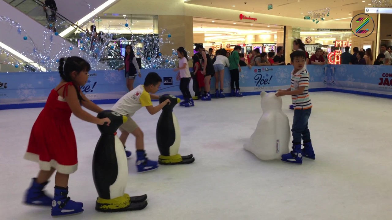 Chơi trượt băng ở Saigon Centre trung tâm Quận 1 ❄ tại Tp Hồ Chí Minh trò chơi trượt băng nghệ thuật