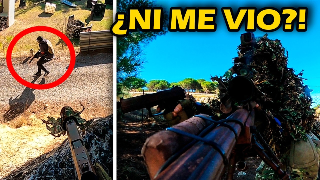 GHILLIE Sniper visita campo VIKINGO