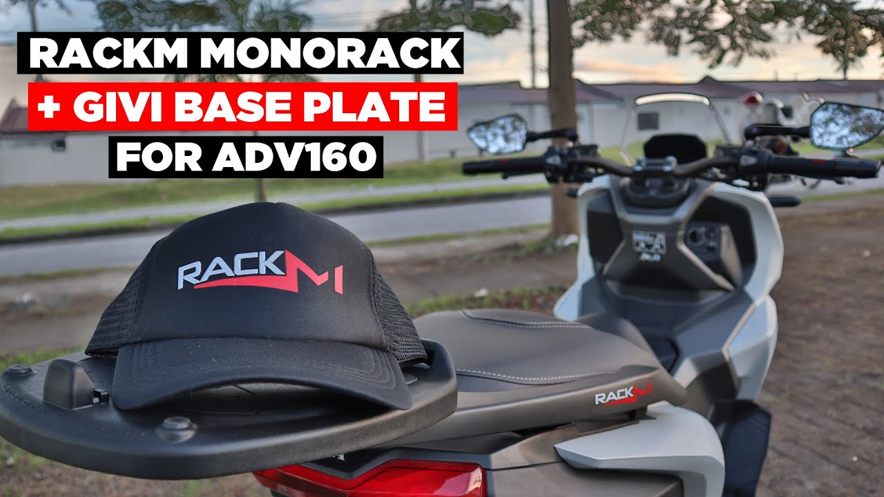 ADV 160 | RackM Monorack & Givi MP60N Base Plate