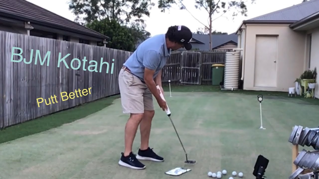 Golf Putting made simple, new grip. Kotahi and BJM