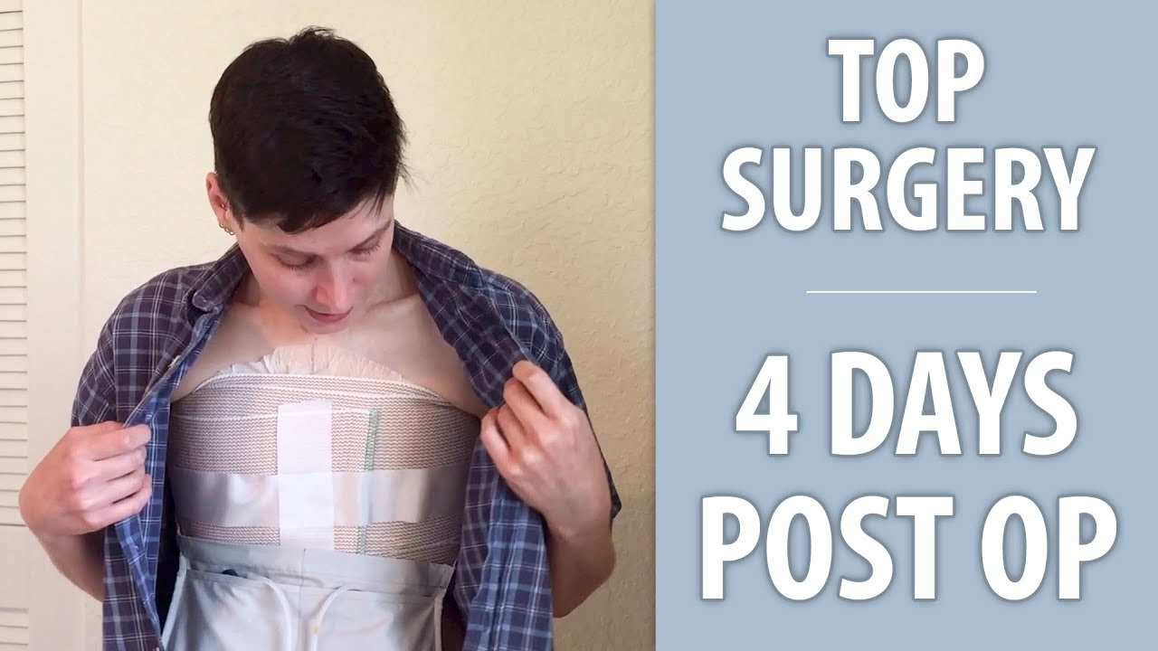 4 Days Post Op (Dr. Garramone) | Nonbinary Top Surgery