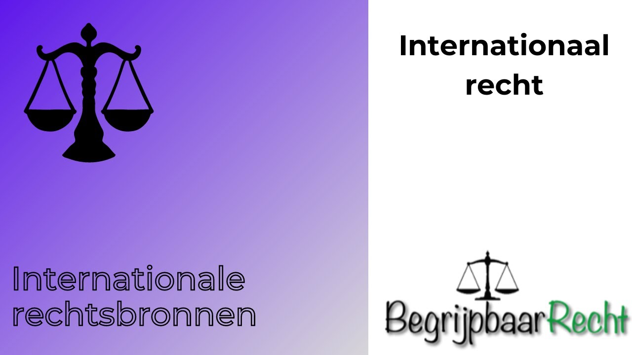 Internationale rechtsbronnen