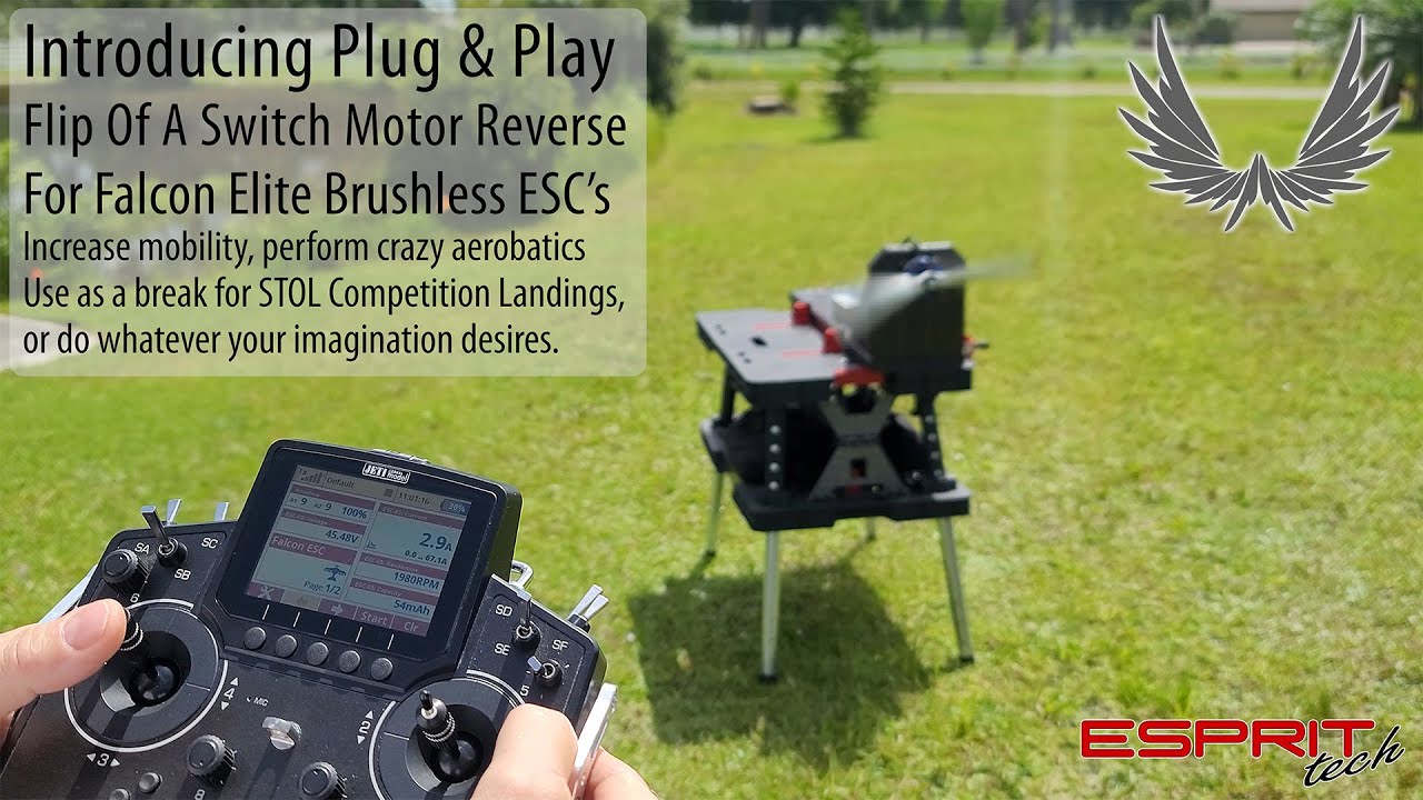 Introducing Plug & Play Flip of a Switch Motor Reverse For Falcon Elite Brushless ESCs