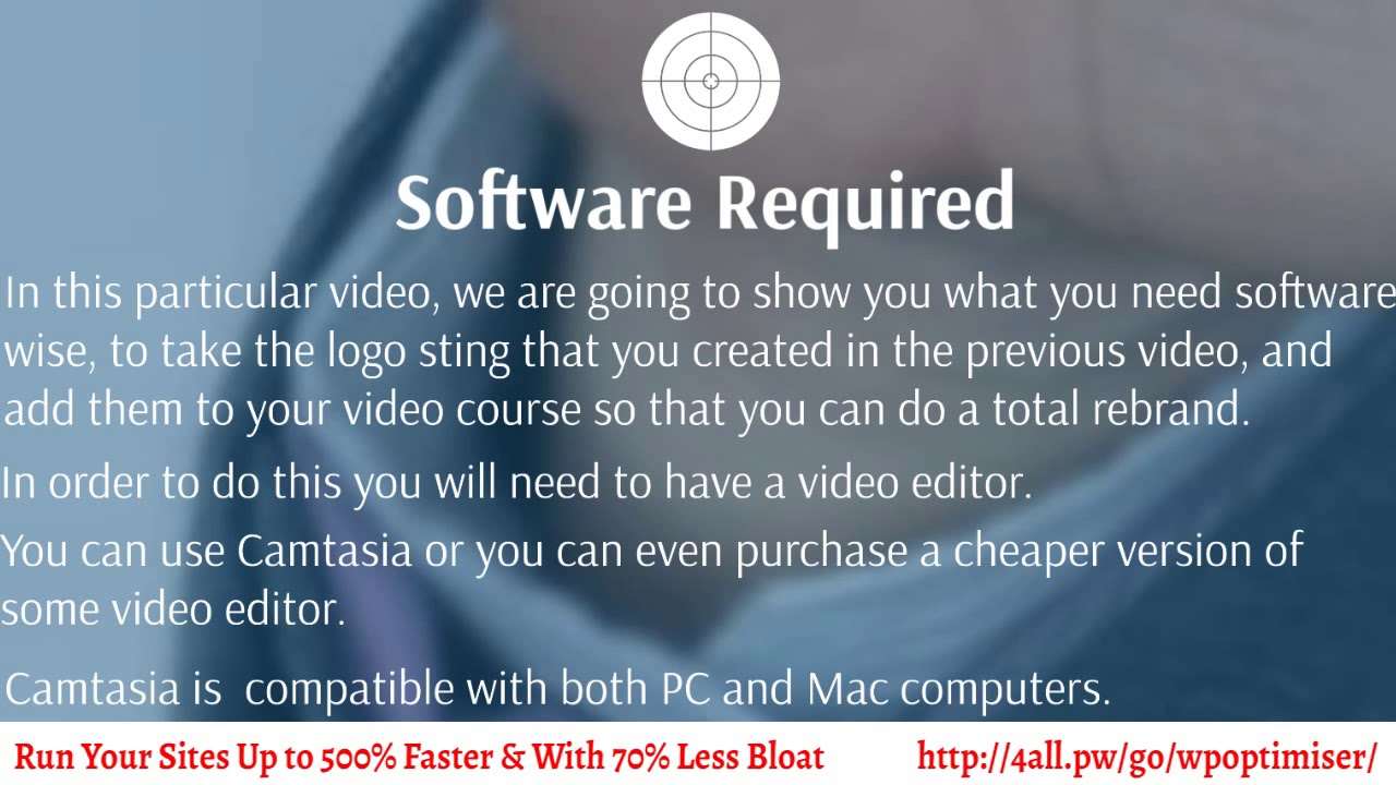 Rebranding PLR Video Course Video 7 Software Required
