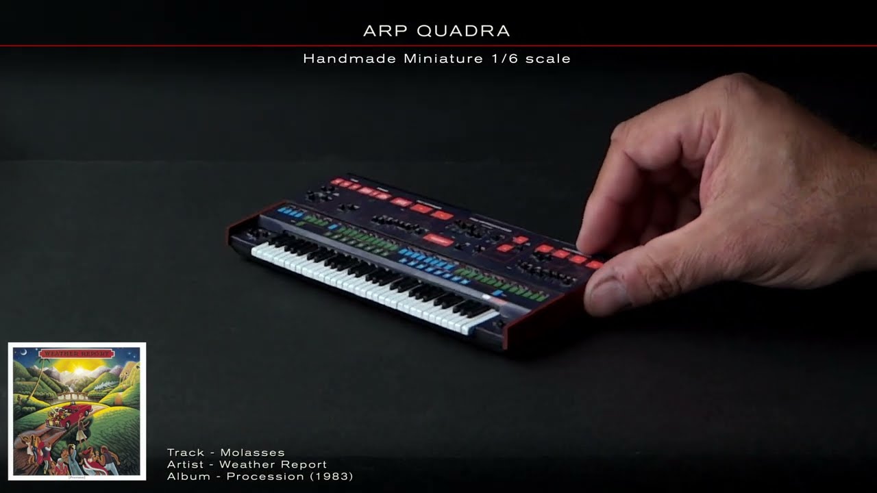 ARP QUADRA - Handmade Miniature 1/6 scale.