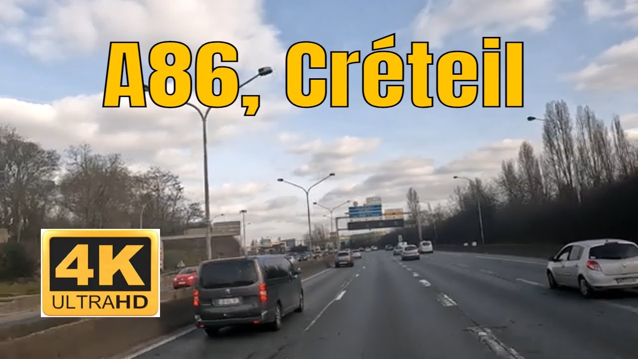A86, Créteil - Driving- French region