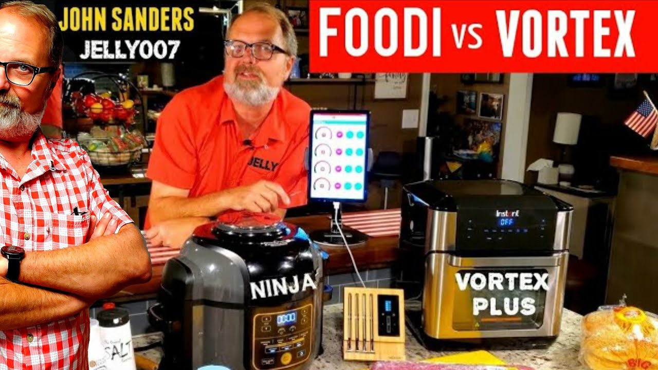 AIR FRYER HAMBURGERS ~ INSTANT POT VORTEX PLUS & NINJA FOODI w/ MEATER + How to Air Fry Hamburger