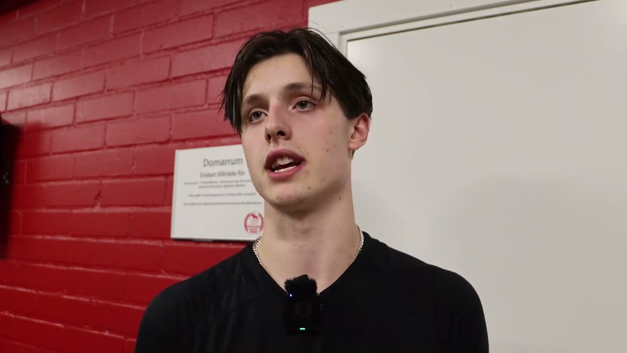 Anton Johansson efter segern mot Bryn&auml;s IF