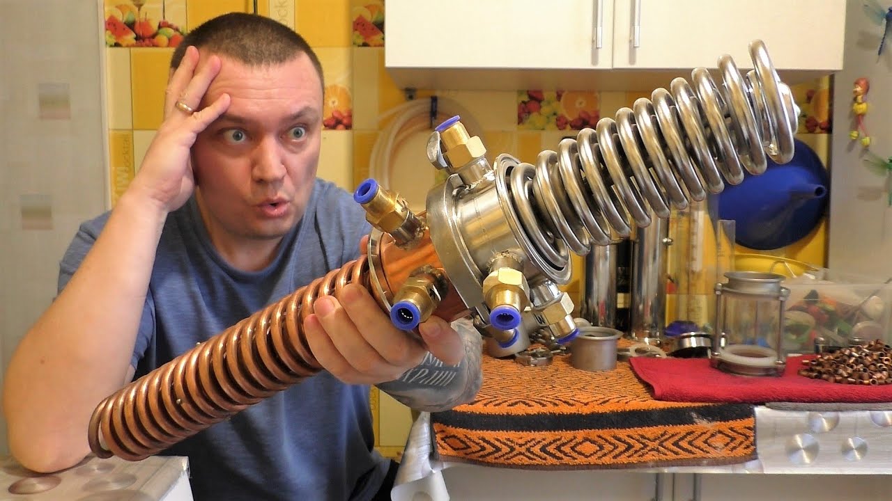 ЧУДО инженерной мысли!? Двухконтурный полнопроходной холодильник димрота.