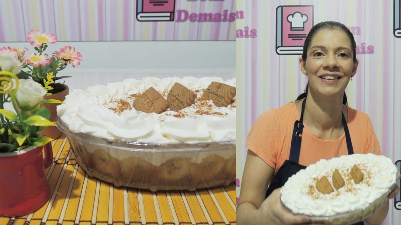 Torta banoffee, a mais fácil que você já viu