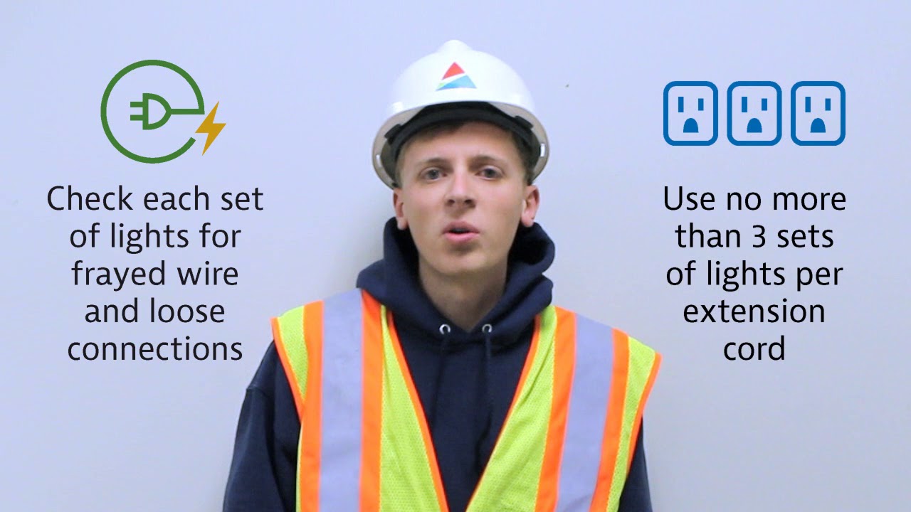 Safety Minute Monday | Christmas Lights