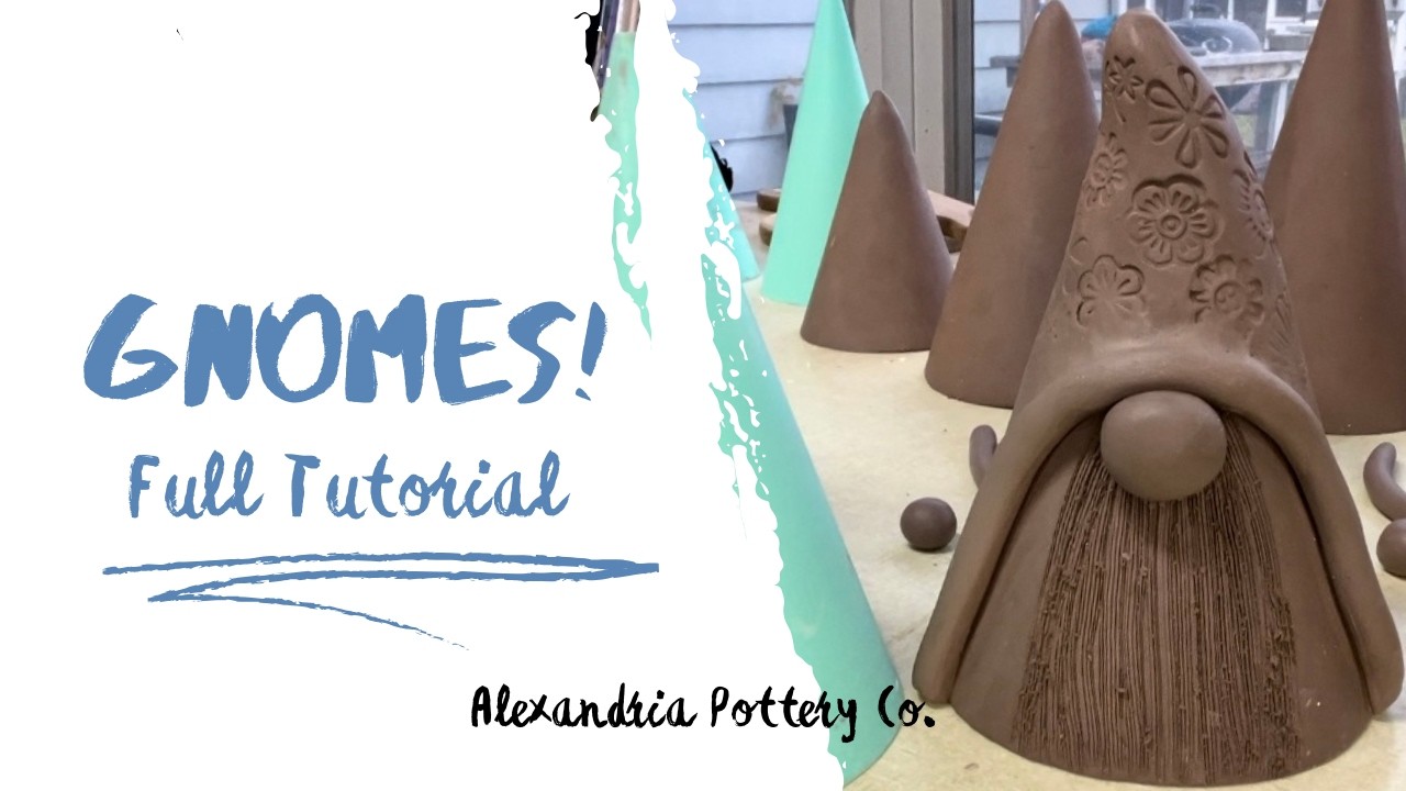 Clay Gnome Tutorial - Cute Pottery Project!