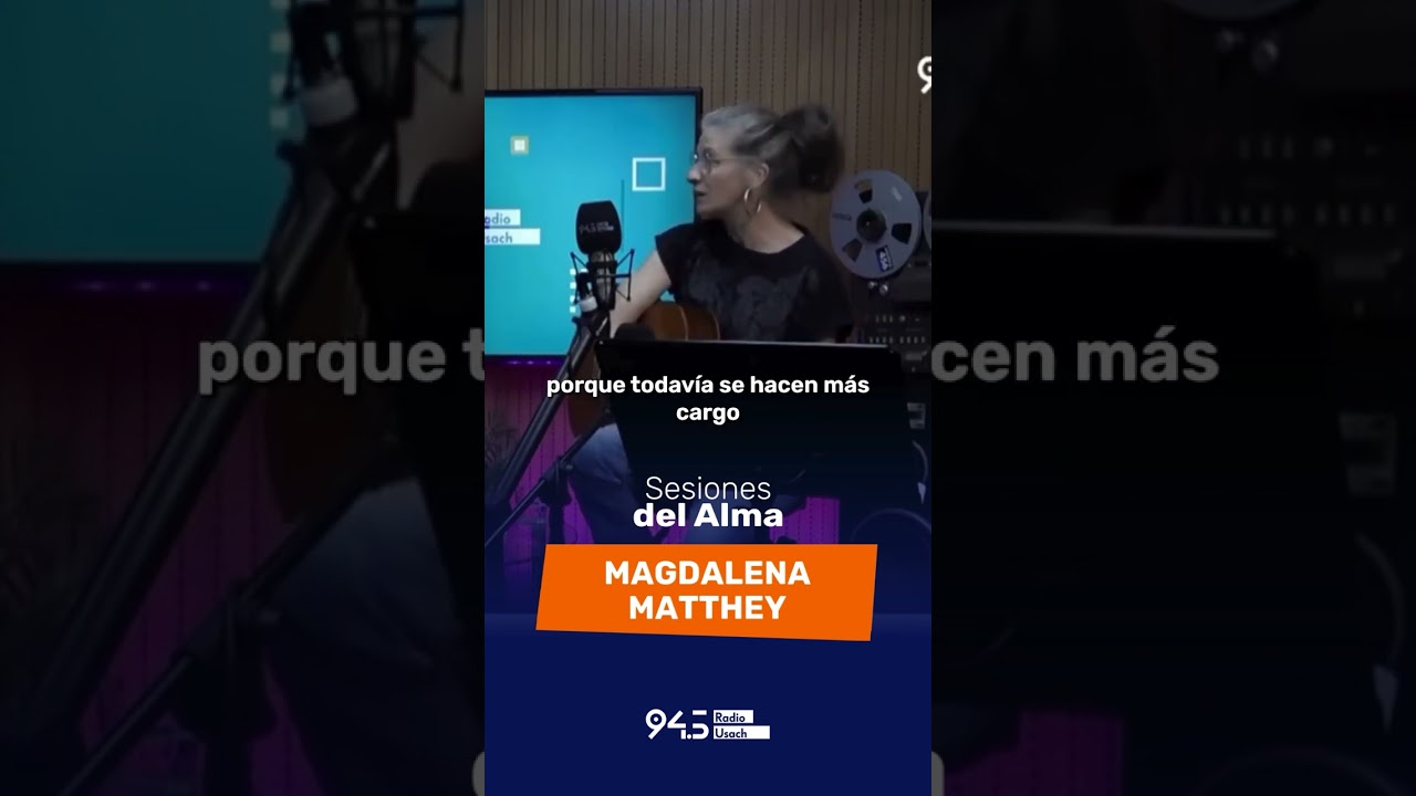 Estuvimos junto a Magdalena Matthey en las Sesiones del Alma de #RadioUsach #musicachile
