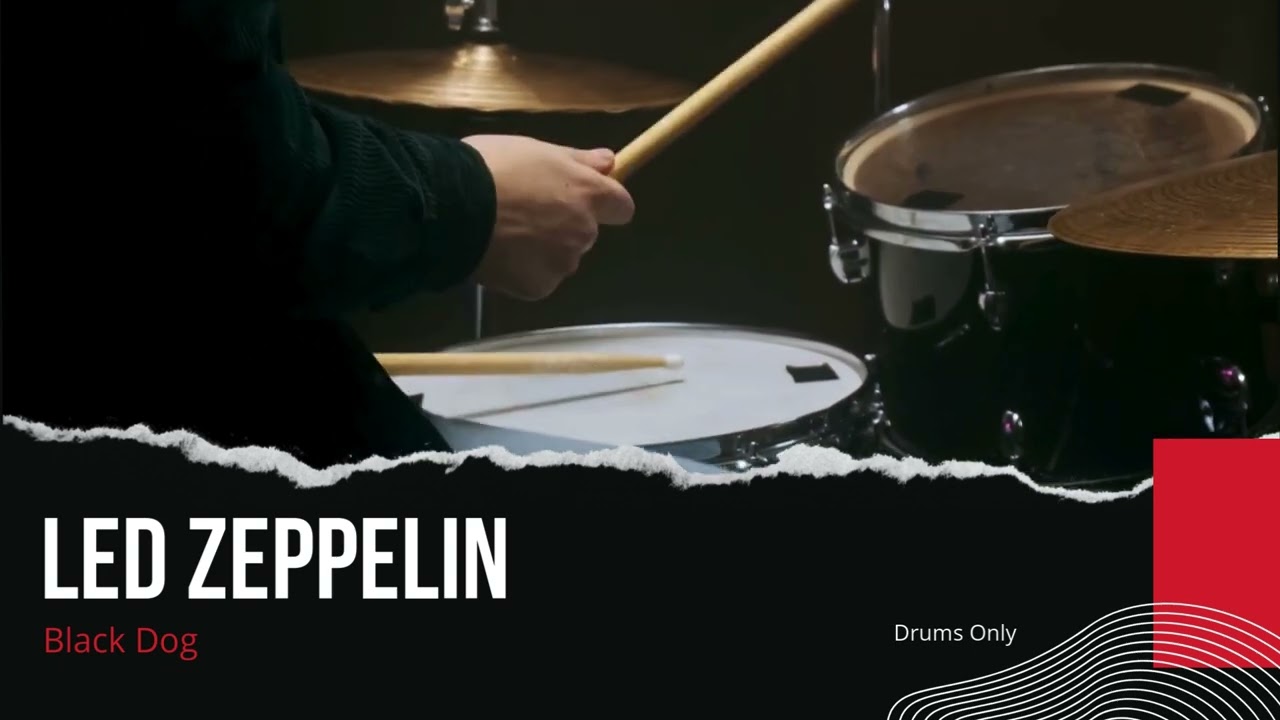 Led Zeppelin - Black Dog     (Drums Only - Isolated Track)