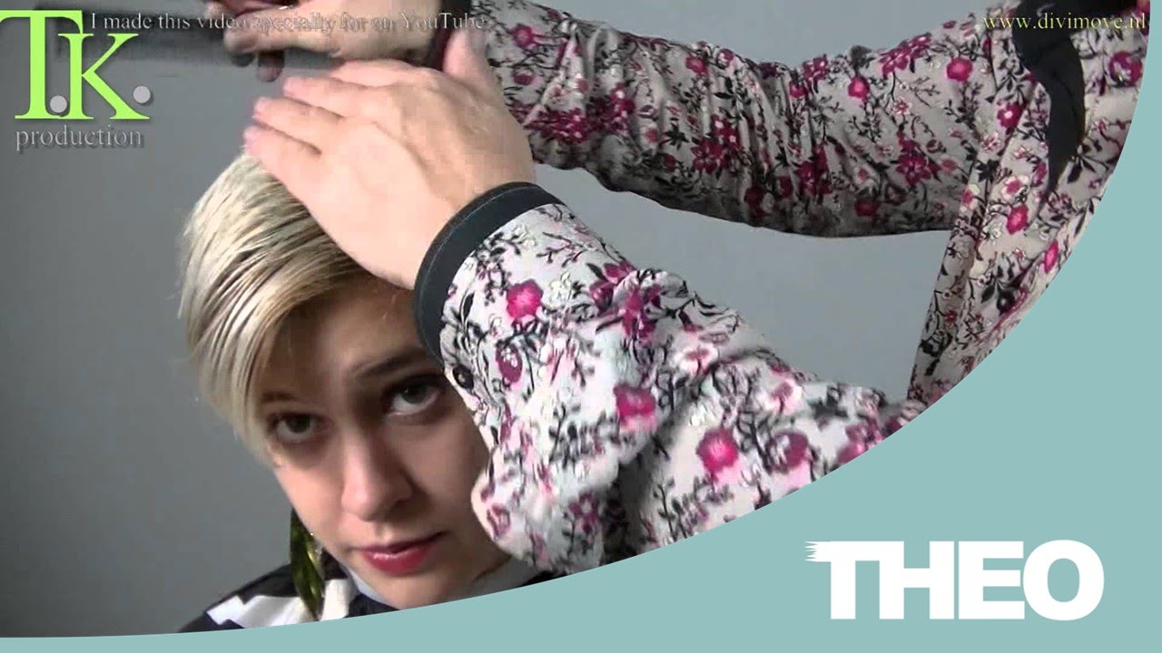 Asymmetric, Bowl, Buzz, Feminine Hairstyle for NINA, by T.K.