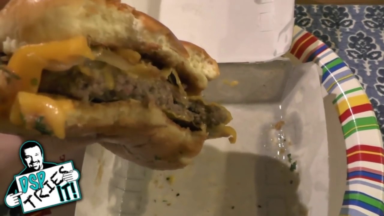 Dsp Tries it: slop burger