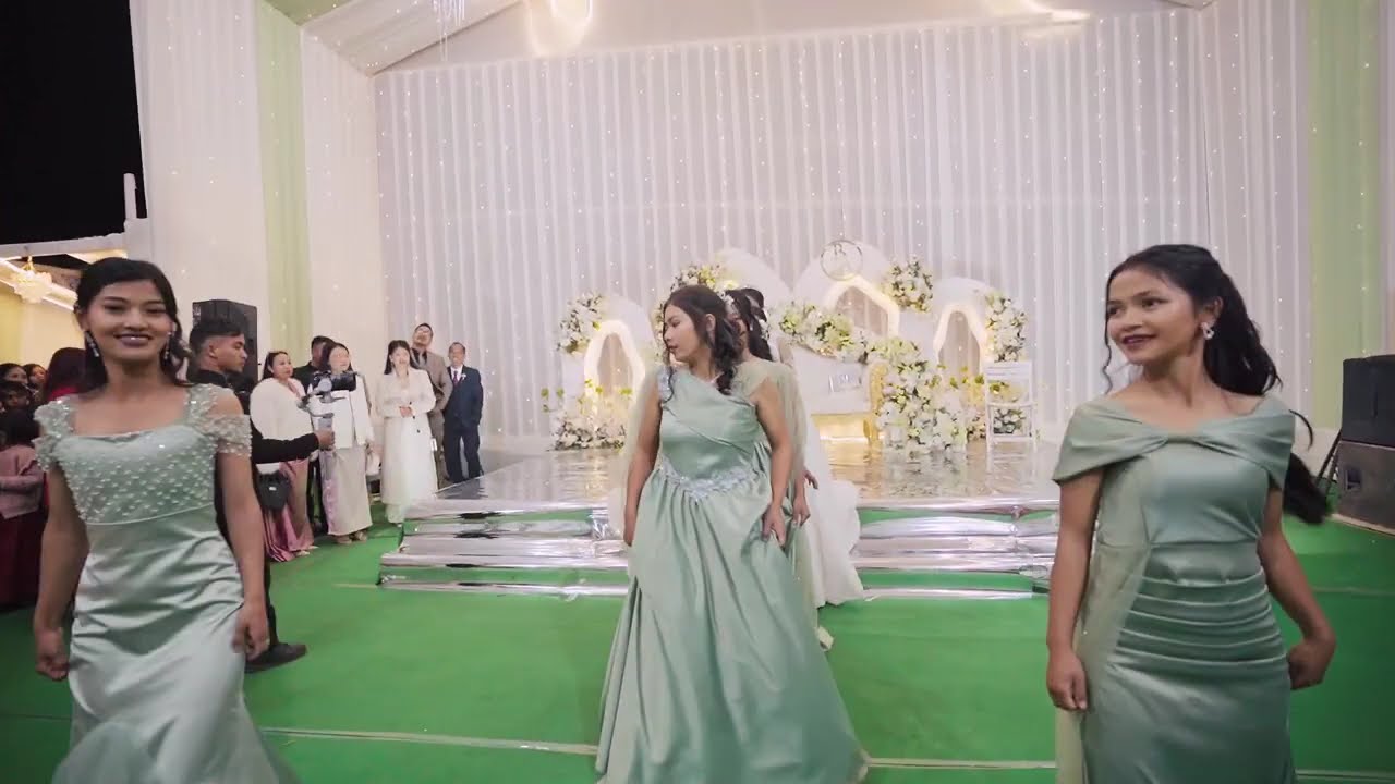 Bride & Bridesmaid dance at Nongstoin Wedding A ❤️ B