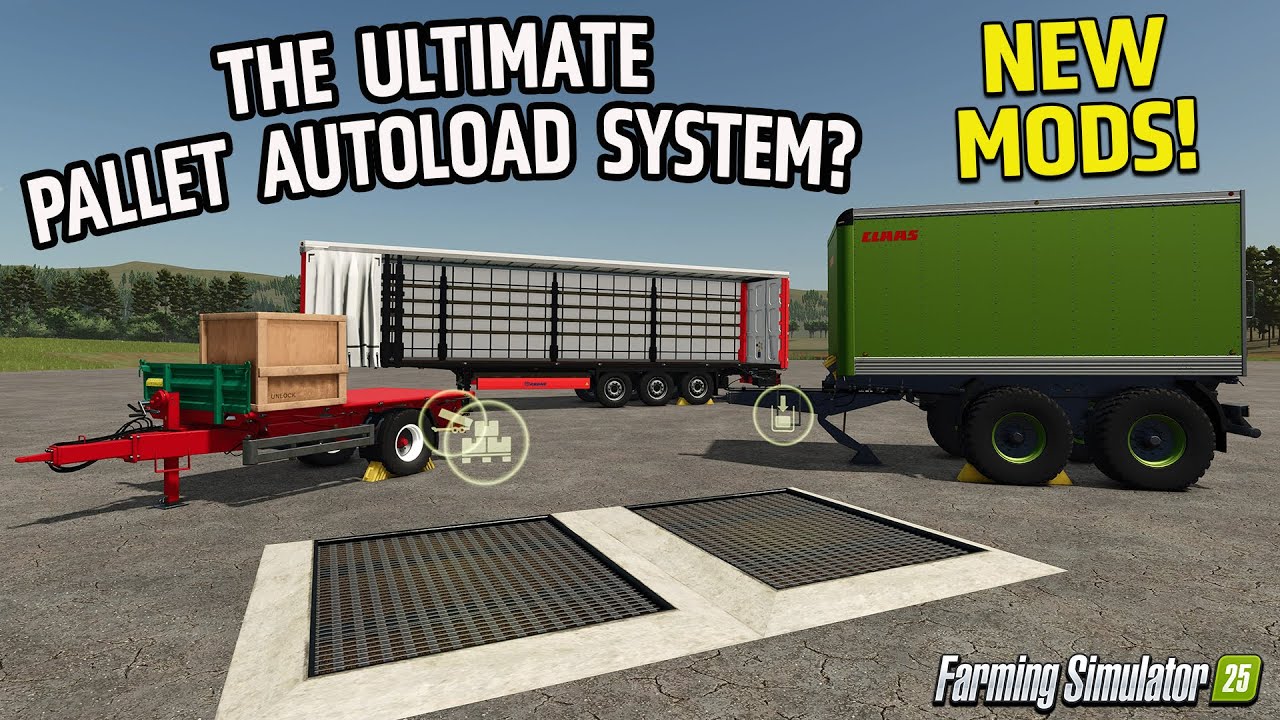 Fish Food Production, JCB Fastrac Modules?! 9 NEW MODS?! (REVIEW/GUIDE) FARMING SIMULATOR 25