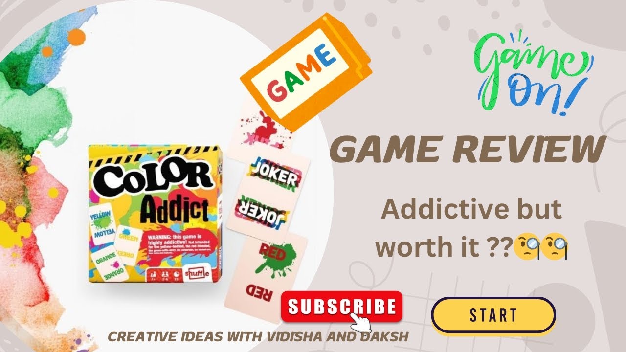Color addict|Game Review|Best timepass family game|Creative ideas with Vidisha and Daksh
