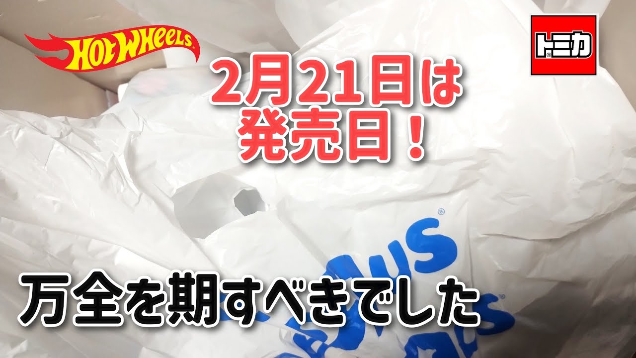 今月はミニカー以外で運がぁ〜2月21日はトミカ、ホットウィールの発売日！