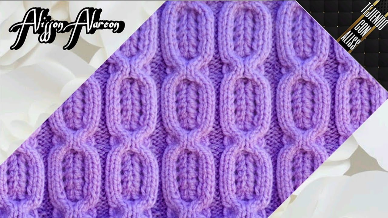 #694 - TEJIDO A DOS AGUJAS / knitting patterns / Alisson . A