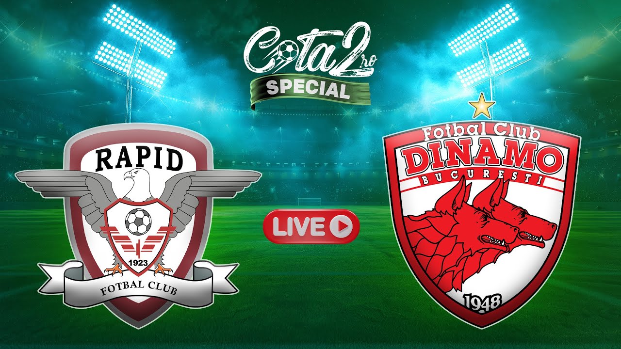 LIVE: RAPID - DINAMO │Intră cu noi în direct la derby