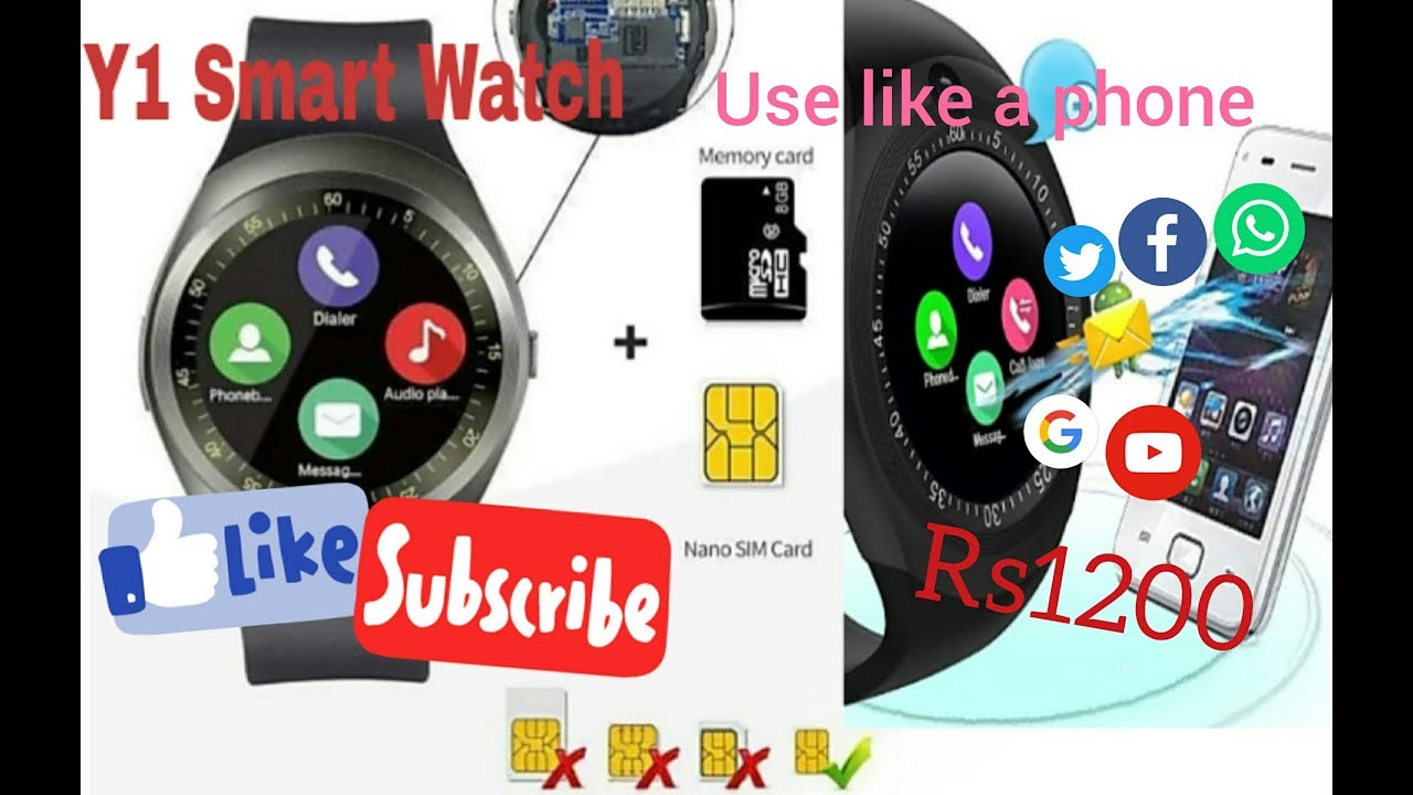 Full unboxing video of Y1 SmartWatch