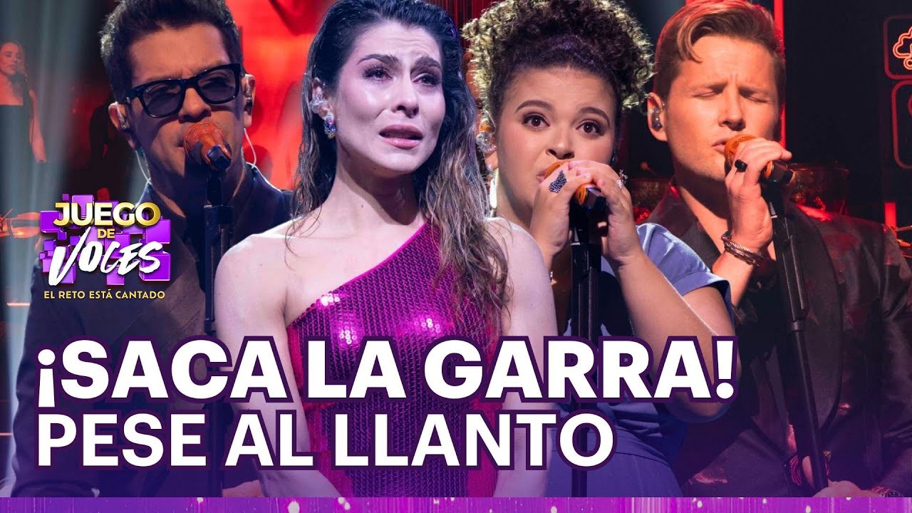 María León tiene una sorpresa que casi le impide continuar su performance | Juego de Voces