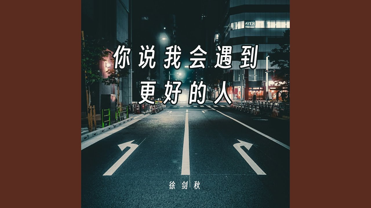 你说我会遇到更好的人