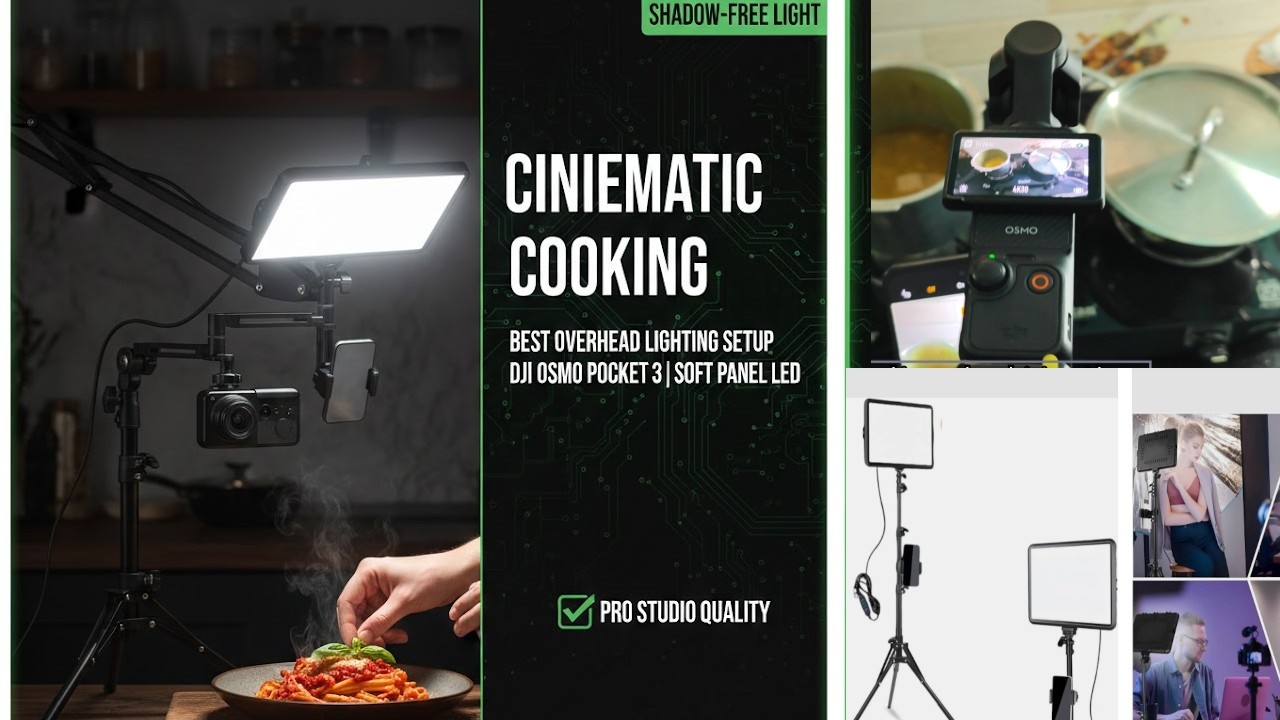 Best Tripod For Cooking Videos With Light