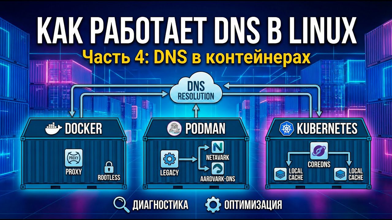 Как работает DNS в Linux. Часть 4: DNS в контейнерах