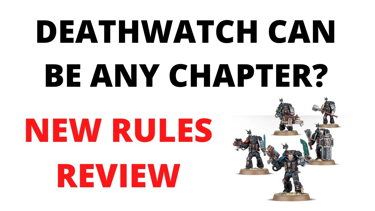 So Deathwatch can be ANY Chapter Each Turn? Fun New Kill Team Strike Force from Warzone Octarius