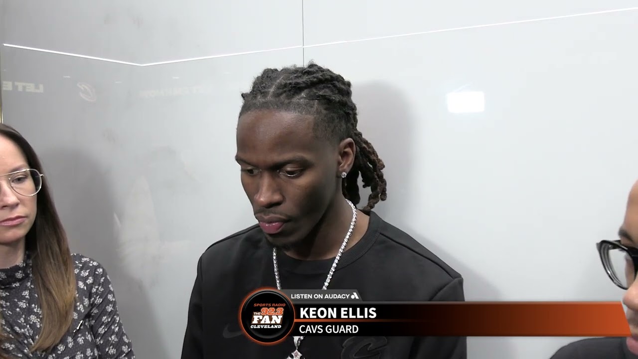 Keon Ellis talks about carving out a role with the Cavs since joining the team after win over 76ers