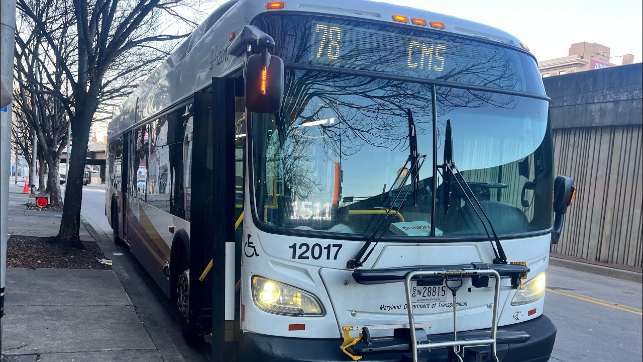 MTA Maryland: 2012 New Flyer XDE40 12017 - LocalLink 78