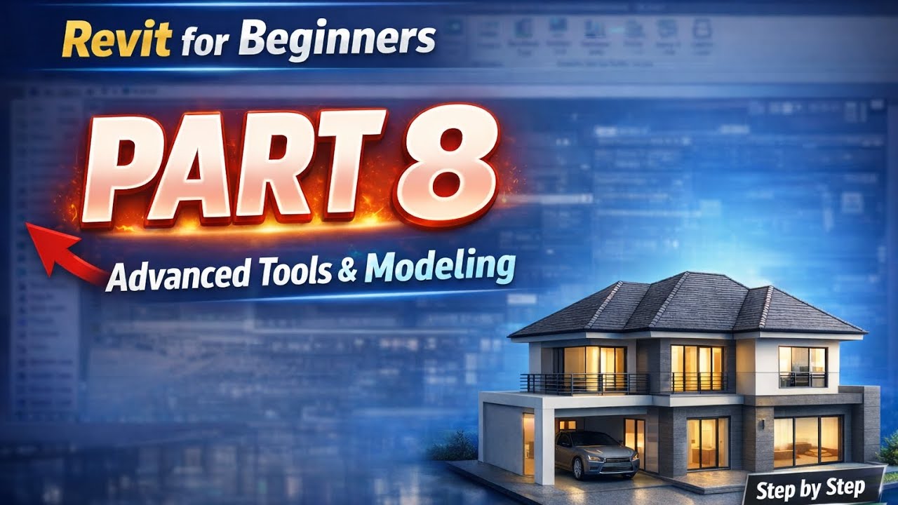 Autodesk Revit Part 8 – Advanced Modeling Tools Explained in Urdu | Step by Step