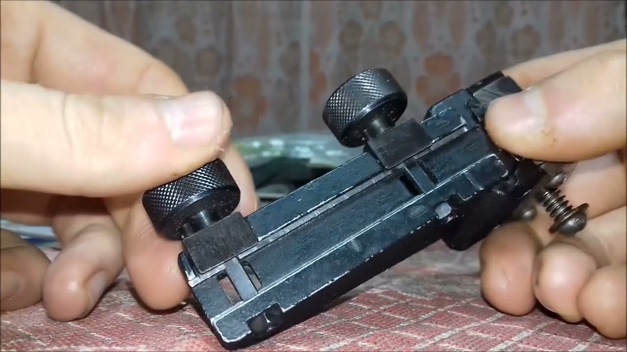 Кольцевая мушка. Диоптрический прицел.