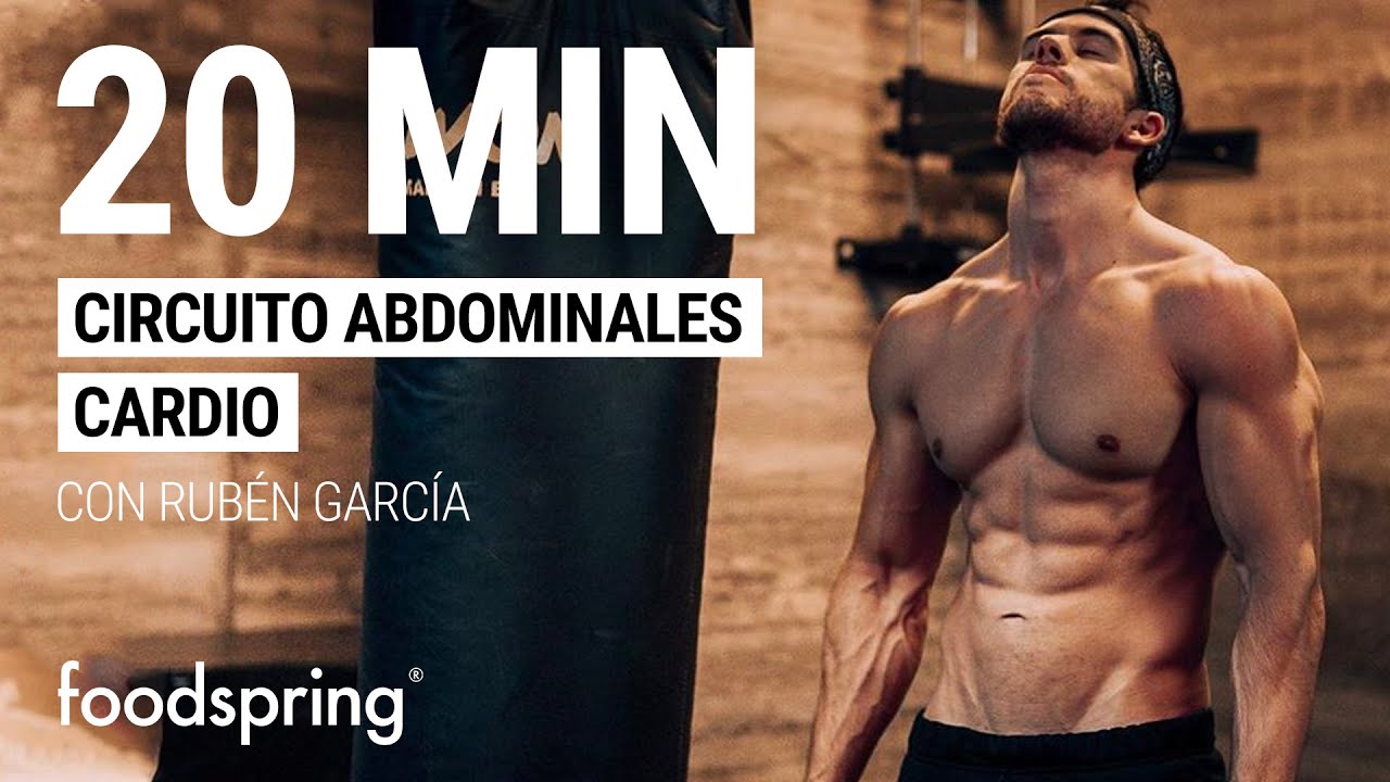 20 minutos | Circuito de abdominales y Cardio | Con Rubén García | foodspring®