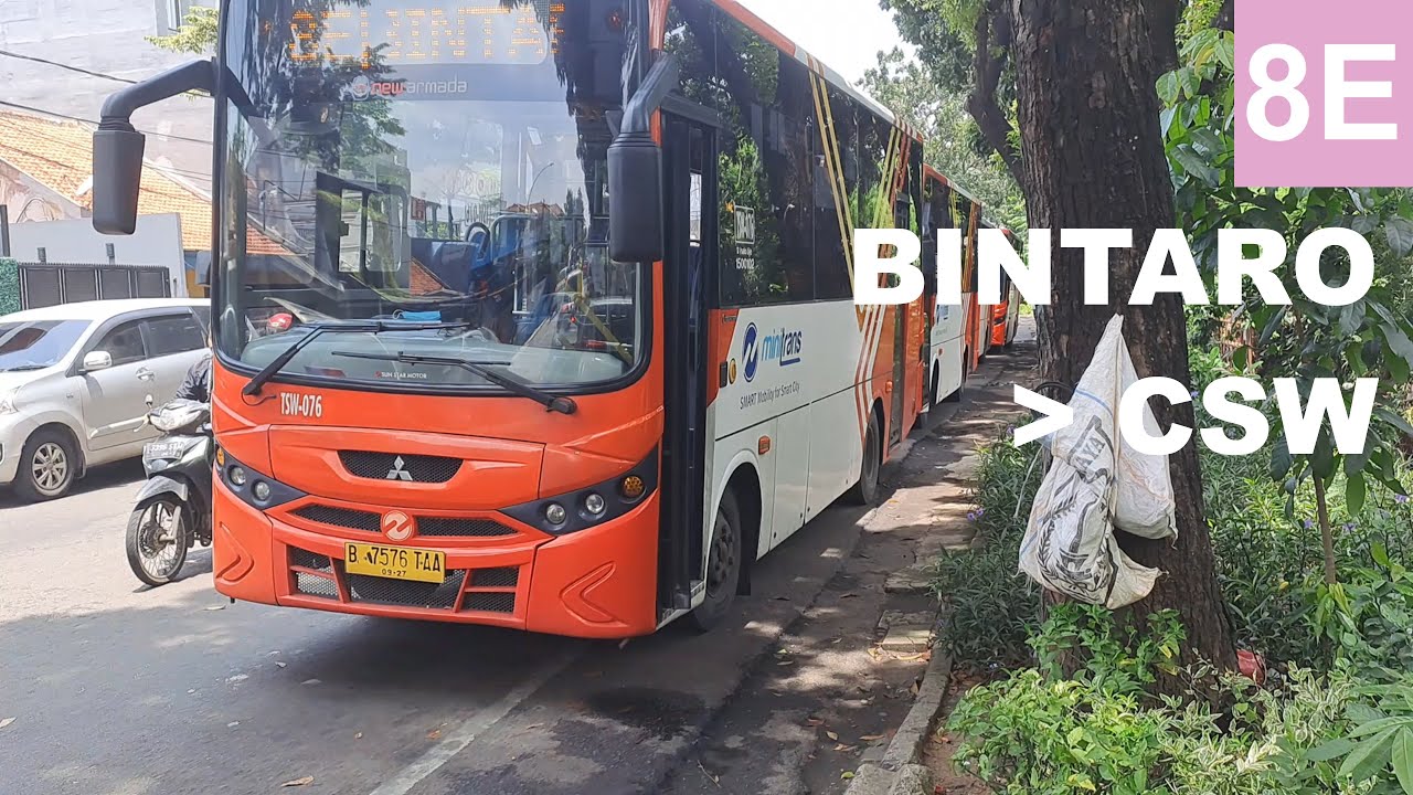 Minitrans Cab Ride! | Transjakarta 8E from Bintaro to CSW