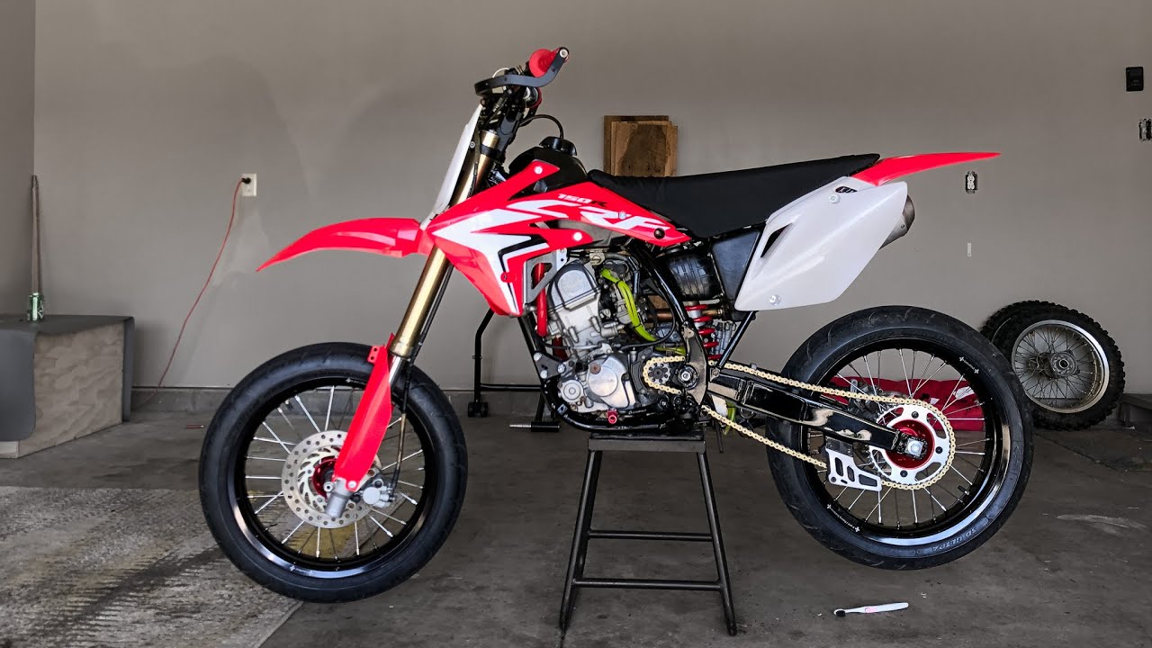 CRF150RB Supermoto - TOP SPEED RUN