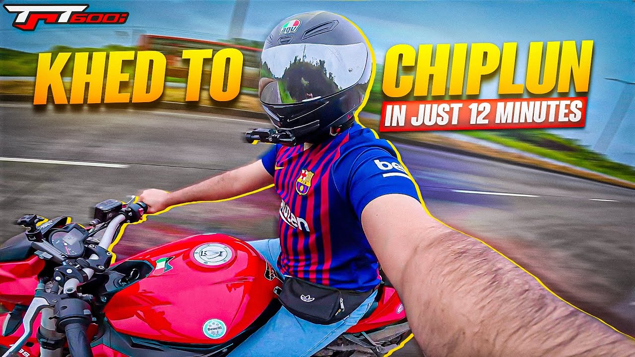 Khed TO CHIPLUN in just 12 minute #benelli #benelli600i #benelliindia