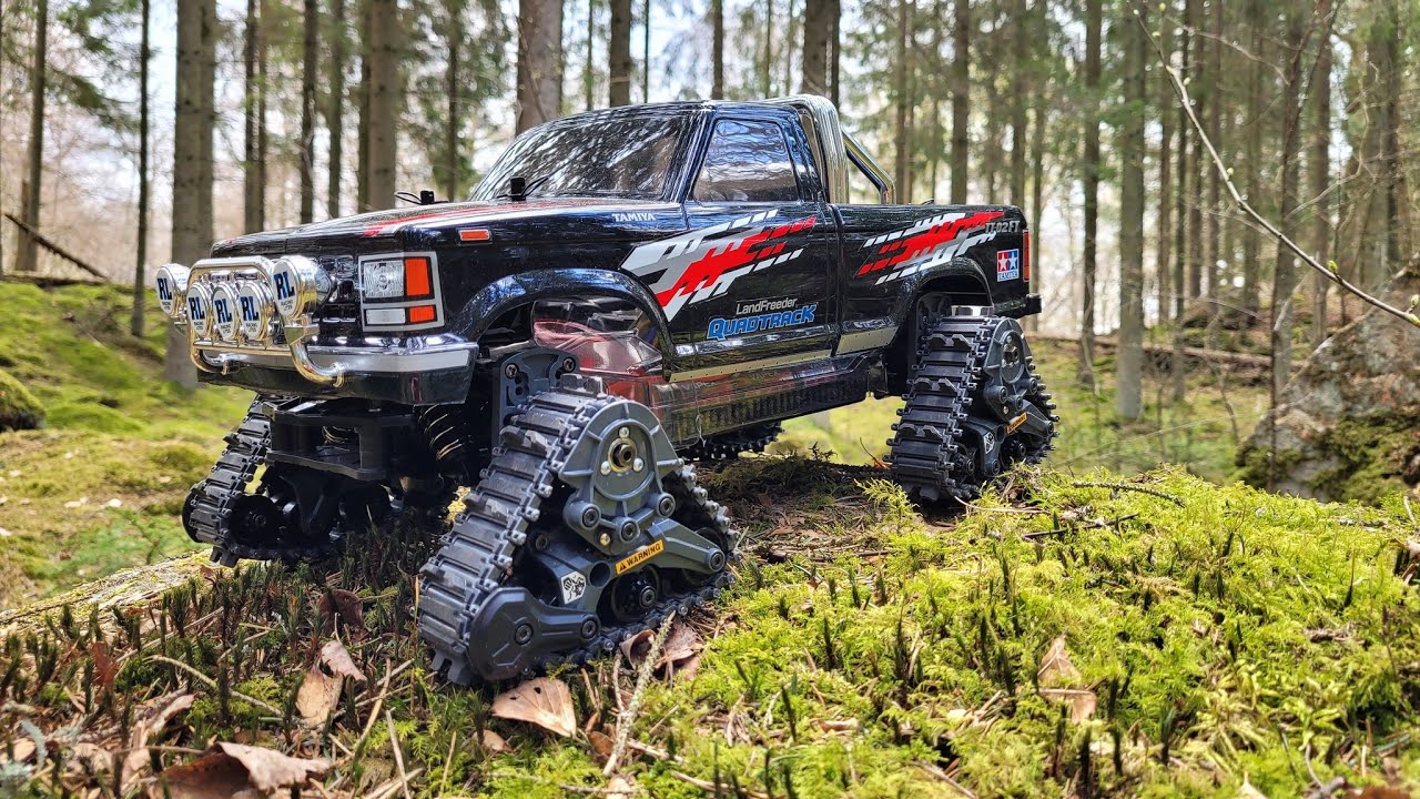 Tamiya Landfreeder Quadtrack - Can it Climb ?