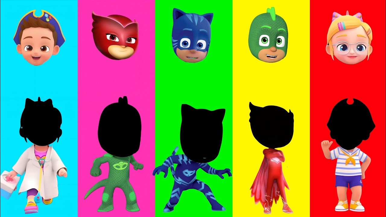 Wrong eyes👀 challenge DAME TU COSITA Pj Masks Funny Puzzle Wrong Heads