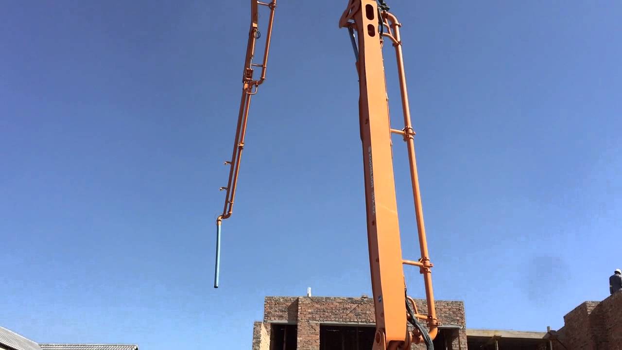 36m Zoomlion concrete pump extending boom