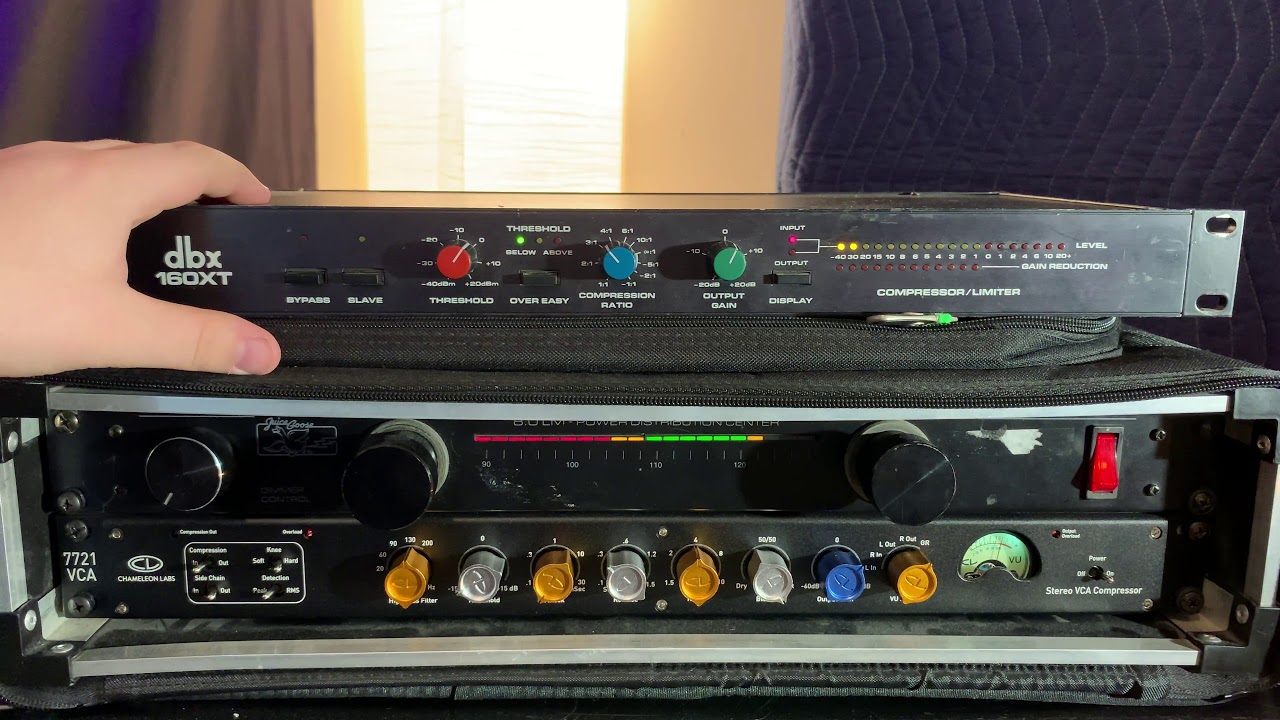 DBX 160XT on Snare Drum - Demo