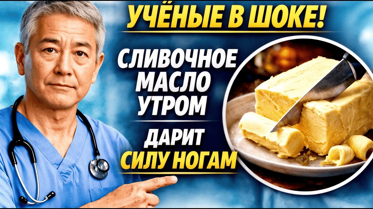 92% ПОЖИЛЫХ в шоке! КАК ДЕЙСТВУЕТ сливочное масло НА ОРГАНИЗМ / ЭТИ 2Г МЕНЯЮТ ВСЁ