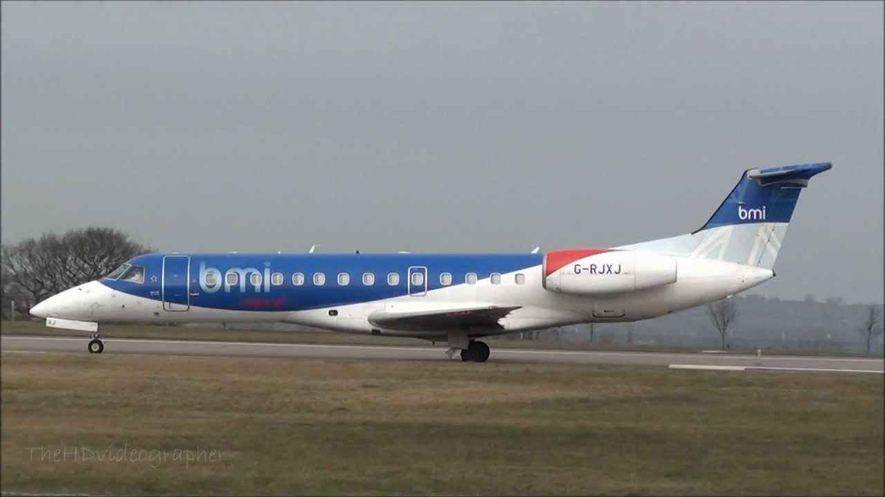 BMI Regional - Embraer ERJ-135 Takeoff